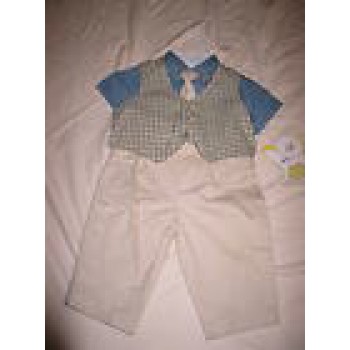 BABY BOY PANTS SET OUTFIT IN SIZE 3-6 MONTHS